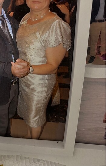 Parlak kısa abiye - Görsel 4