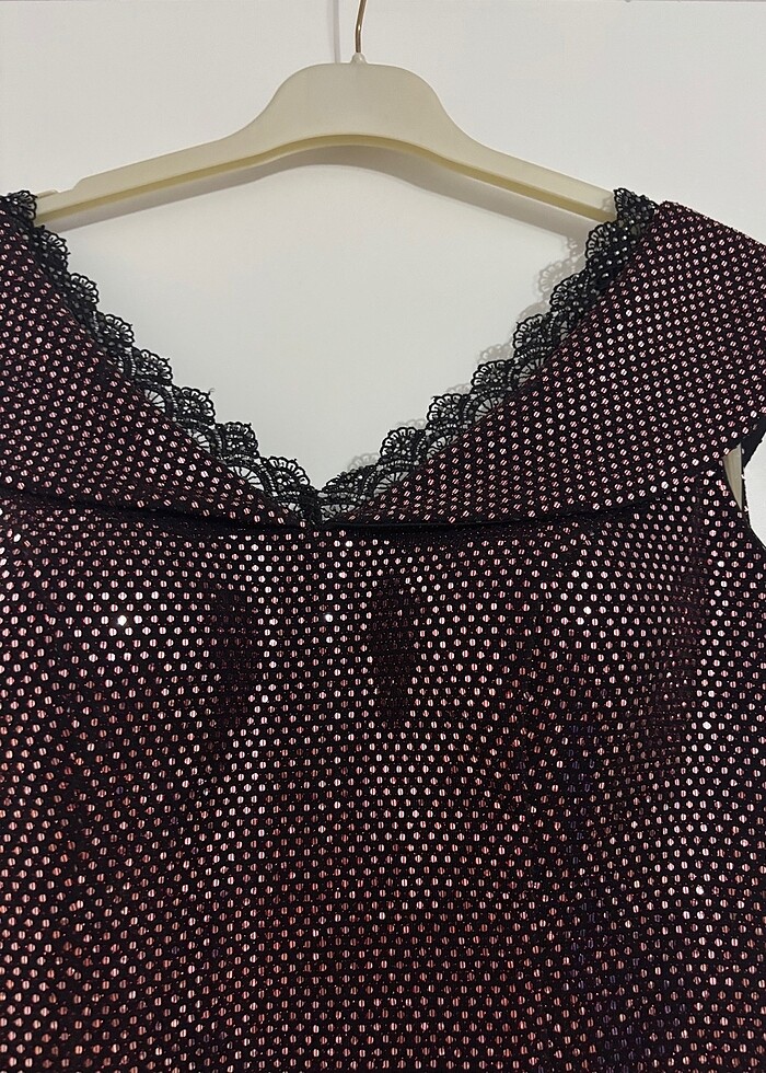 Pullu kısa abiye - Görsel 2