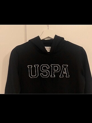 U.S Polo Assn. Orijinal Siyah U.S Polo Sweatshirt