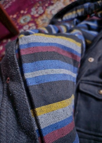 Erkek Çocuk Gri Düğmeli Kaban - Görsel 4