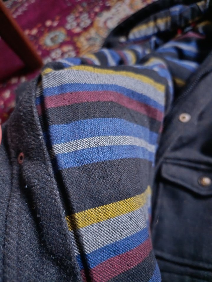 Erkek Çocuk Gri Düğmeli Kaban - Görsel 4