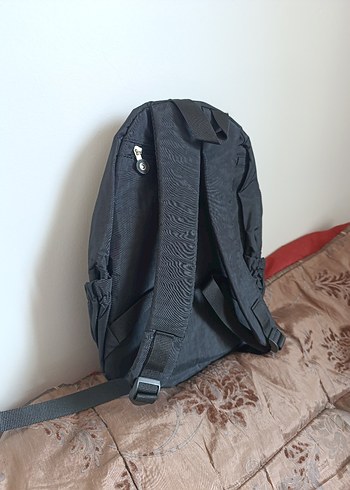 Siyah Unisex Ortapedik Çok Gözlü Laptop Bölmeli Okul Çantası - Görsel 3