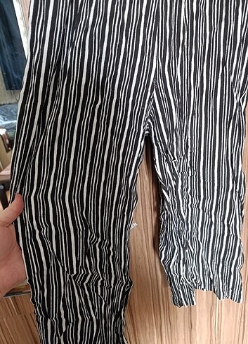 m Beden Koton siyah çizgili Tulum