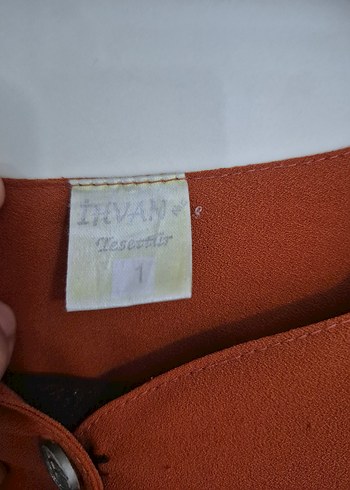 Diğer Drapeli Kahverengi Uzun Kadın Elbise