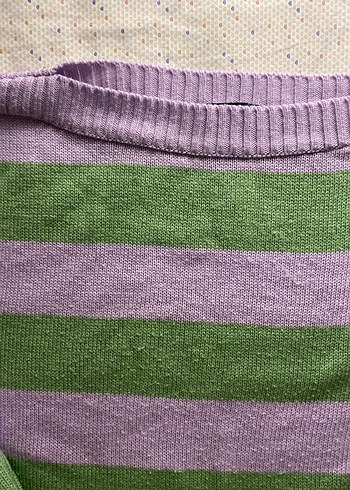 Düşük omuzlu kazak - Görsel 2