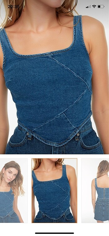 s Beden mavi Renk denim bluz