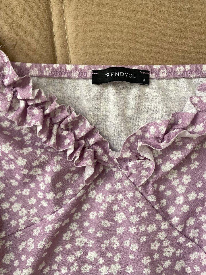 Mini çiçekli Elbise - Görsel 4