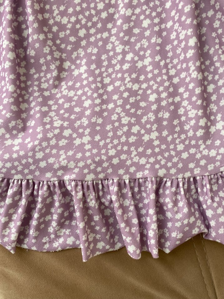 Mini çiçekli Elbise - Görsel 5