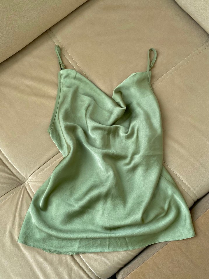 Degaje Saten Bluz - Görsel 3