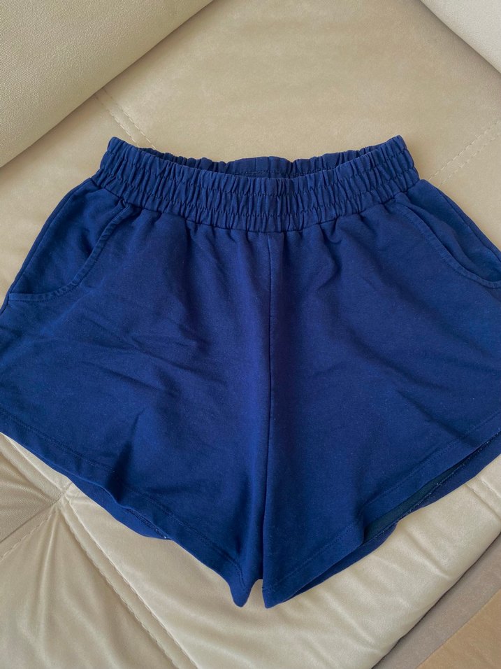 Kadın Lacivert Mini Şort - Görsel 2