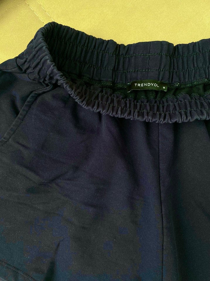 Kadın Lacivert Mini Şort - Görsel 3