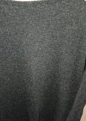 m Beden Bohem Tarzı Pembe Desenli Uzun Kollu Sweatshirt