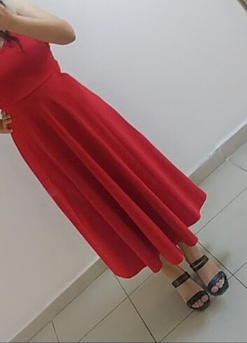 Diğer Bal Kırmızı Elbise 