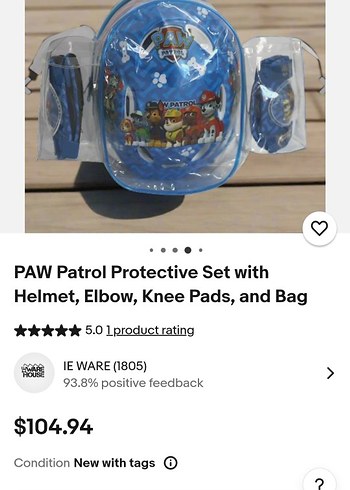 PAW Patrol Mavi Koruyucu Set - Görsel 2