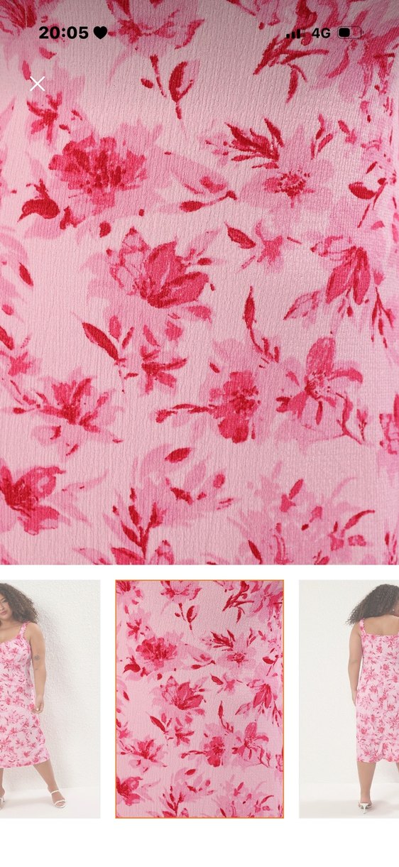 Pembe Bürümcük örme elbise - Görsel 2