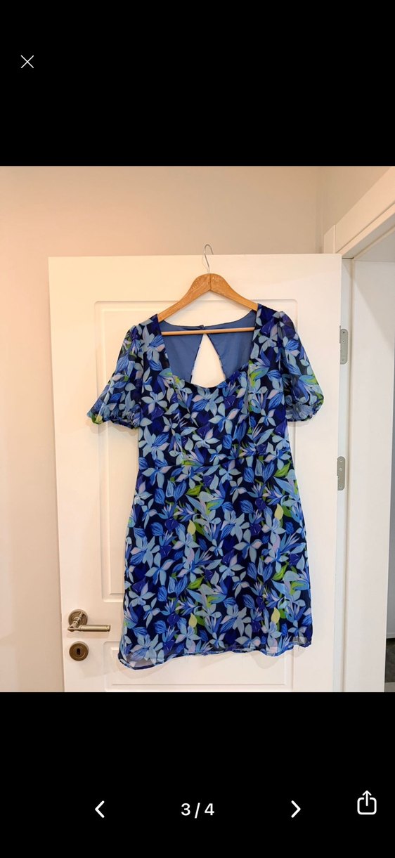 Dokuma büyük beden elbise - Görsel 3