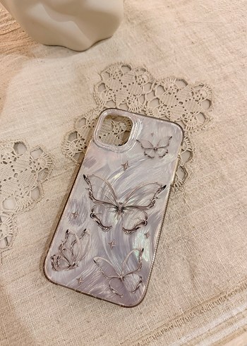 Kelebek Desenli iphone 11 Telefon Kılıfı - Görsel 2