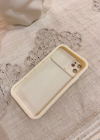 Aynalı krem sert iPhone 11 kılıfı - Görsel 2