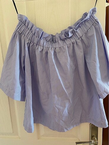 H&M cizgili bluz