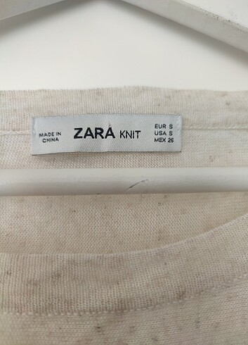 s Beden Zara bayan triko bluz