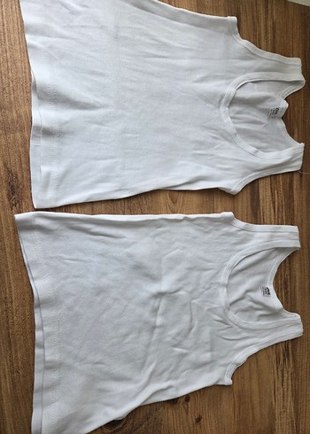 Çocuk Beyaz Atlet 2'li Paket - Görsel 2