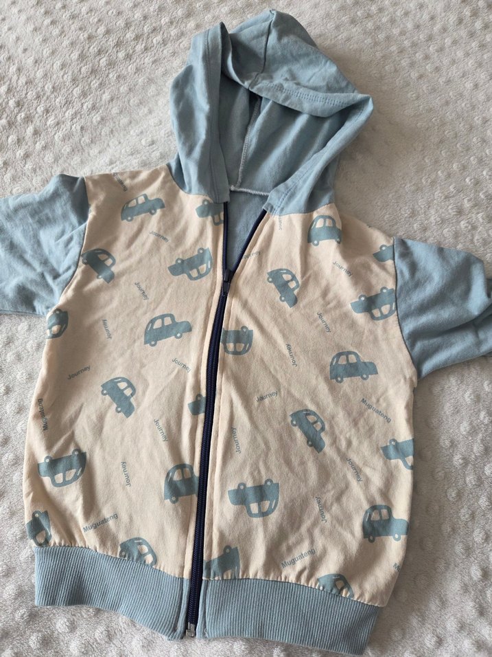 Kapüşonlu Erkek Çocuk Fermuarlı Sweatshirt - Görsel 2