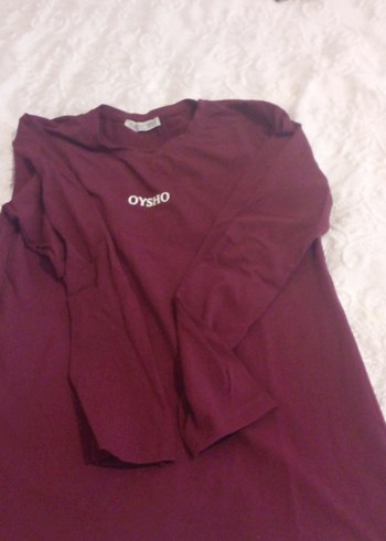 Bordo Uzun Kollu Hamile Tişörtü - Görsel 2