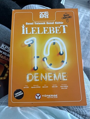 Genel kültür yetenek deneme kitabı