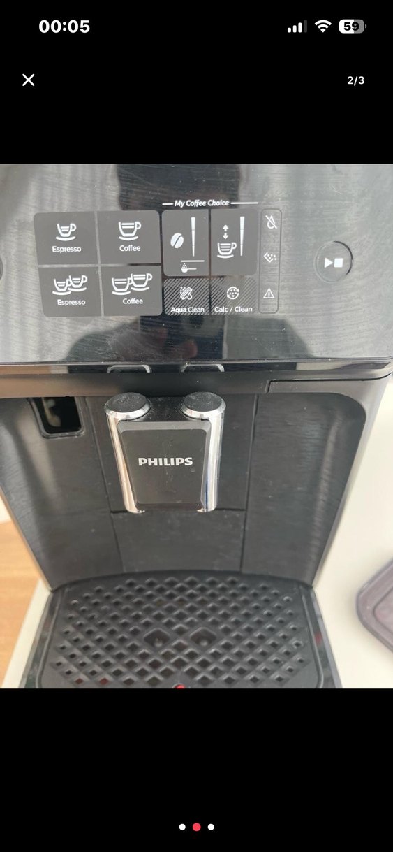 Philips Siyah Kahve Makinesi - Görsel 2