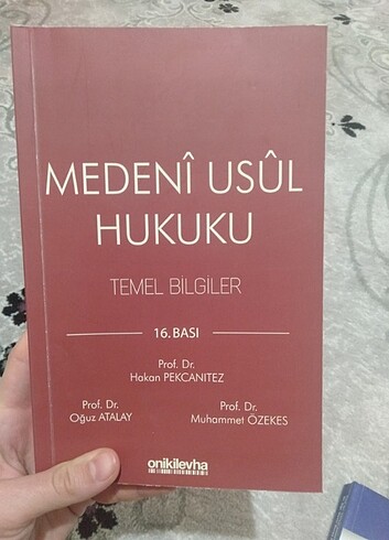 Medeni Usul hukuku kitabı 