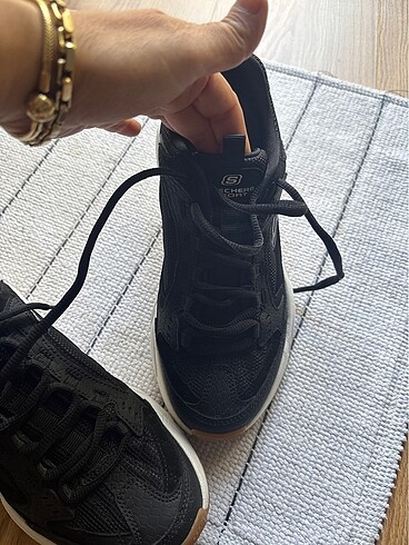 38 Beden siyah Renk Skechers siyah kadın ayakkabı