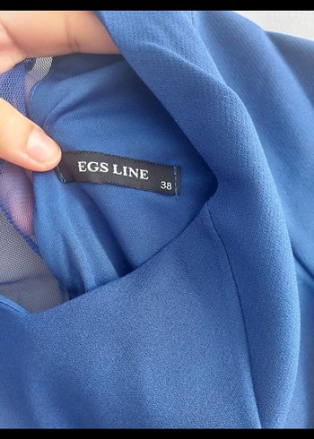 Mor Dantel Detaylı Midi Kadın Elbise ve mavi elbise TOPLU FİYAT - Görsel 4