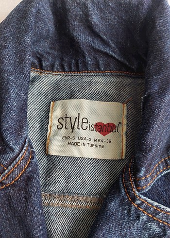 Kadın Lacivert Düğmeli Kot elbise - Görsel 2