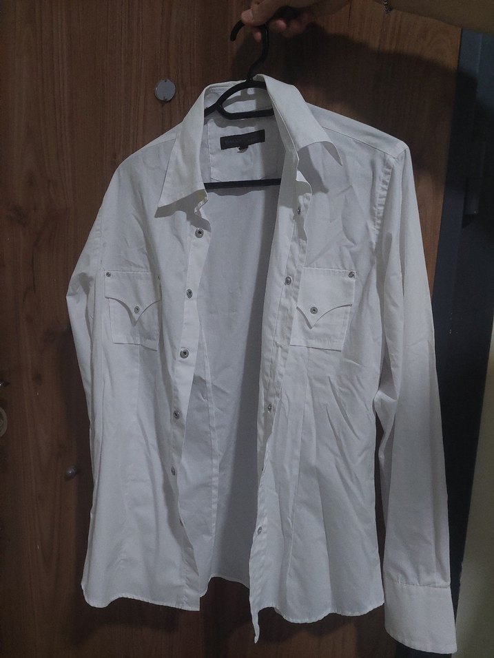 5 Adet Düğmeli Uzun Kollu Erkek Gömlek - Görsel 3