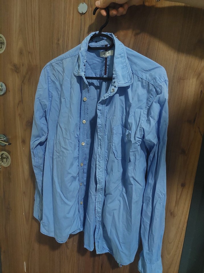 5 Adet Düğmeli Uzun Kollu Erkek Gömlek - Görsel 4