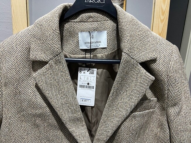 l Beden camel Renk Stradivarius blazer ceket