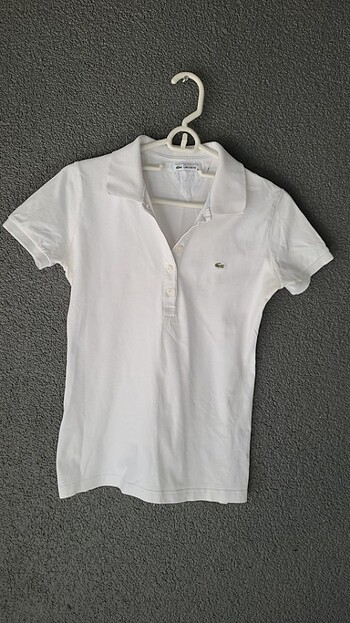 LAGOSTE T SHIRT beyaz