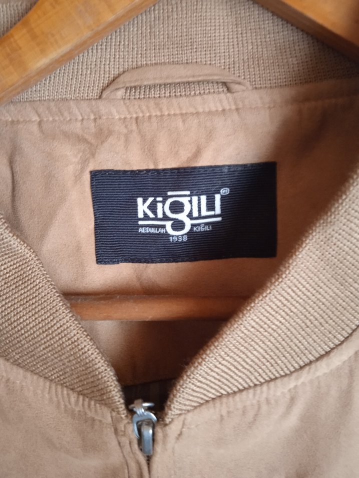 Kiğılı bomber erkek ceket - Görsel 3