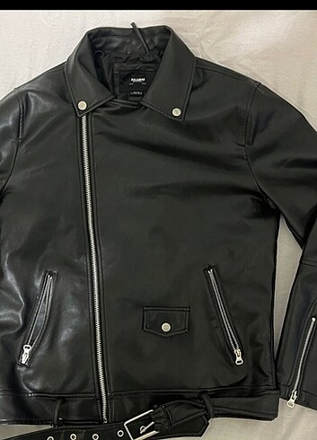 Pull and Bear Orijinal Pb deri ceket