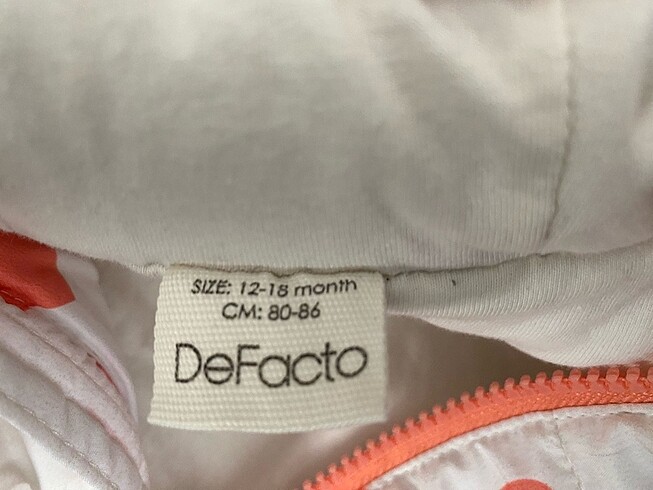 Defacto Defacto Kiz bebek baharlık yelek