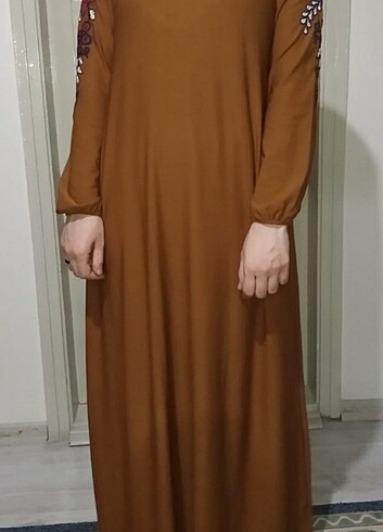 Bayan uzun günlük elbise 