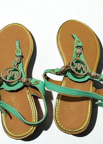39 Beden yeşil Renk Michael Kors sandalet