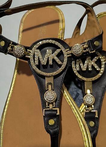 39 Beden siyah Renk Michael Kors siyah sandalet 