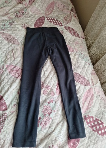 lacivert kız çocuk Regular Fit Kumaş Pantolon - Görsel 2