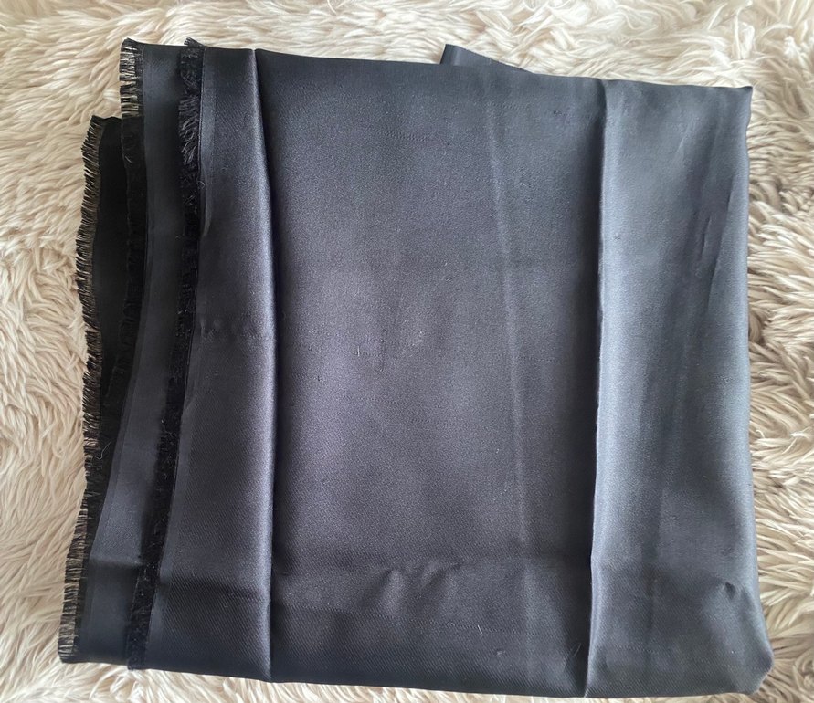 Uzun Siyah eşarp - Görsel 2