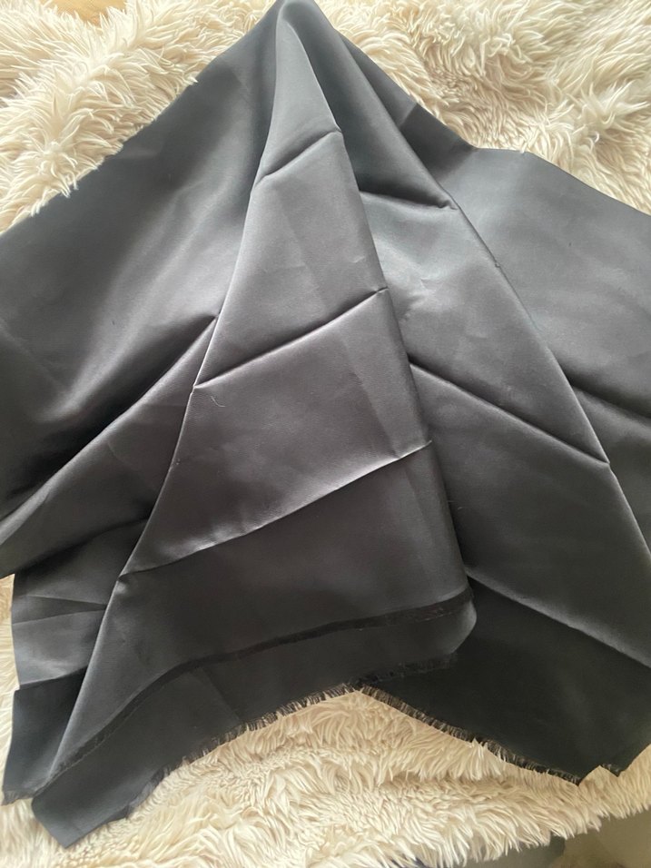 Uzun Siyah eşarp - Görsel 3