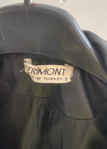 Kadın Siyah Deri Biker Ceket - Görsel 2