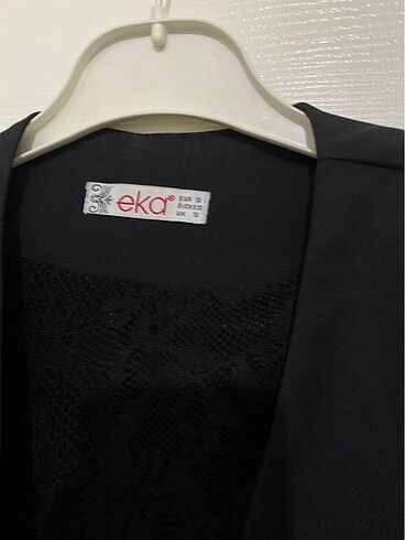 Blazer ceket tek düğmeli kısa