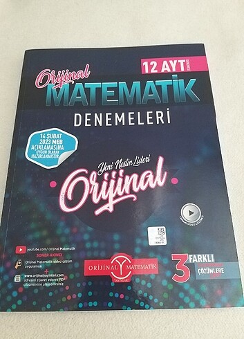 orijinal ayt mat deneme