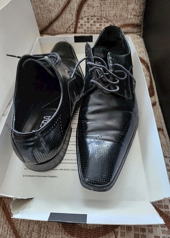 Klasik Siyah Erkek Ofis Ayakkabısı kundura - Görsel 3